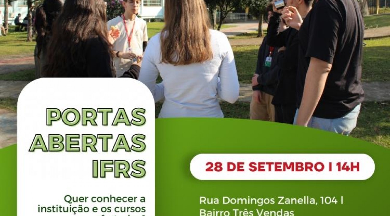 Portas Abertas IFRS acontece neste sábado (28)